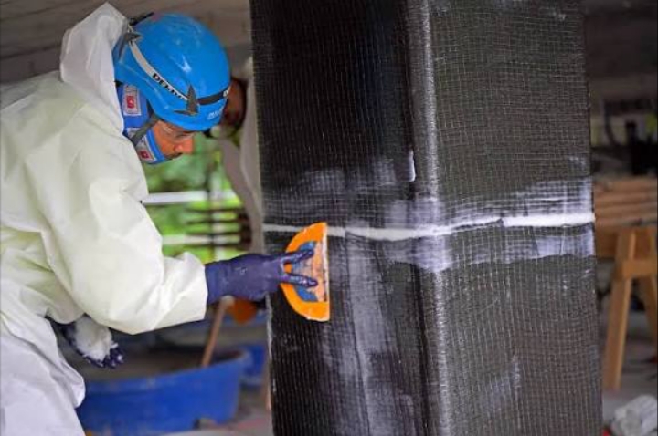 مقاوم سازی فشاری ستون با FRP